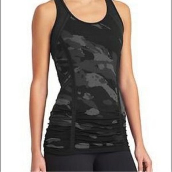 Athleta Fastest Track Racerback Tank Top Black Camo - Picture 11 of 11